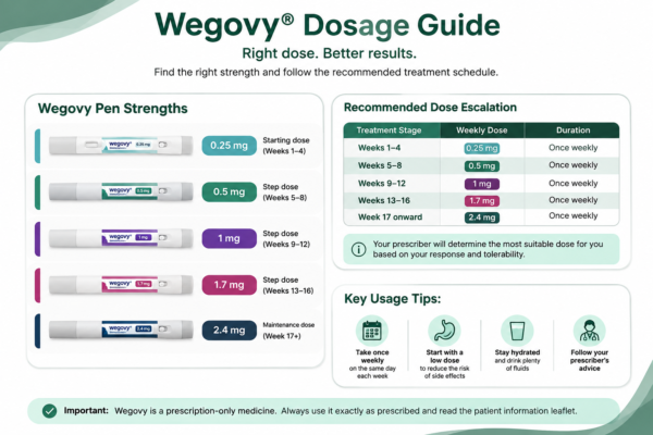 Wegovy® Fertigpen (Semaglutid) – Injektion zur Gewichtsreduktion